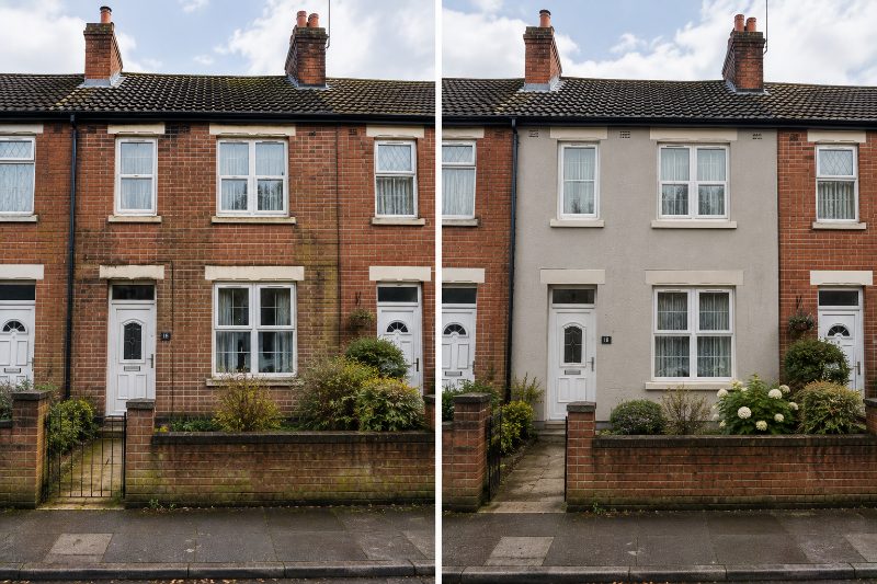 Wall Rendering services in Liverpool